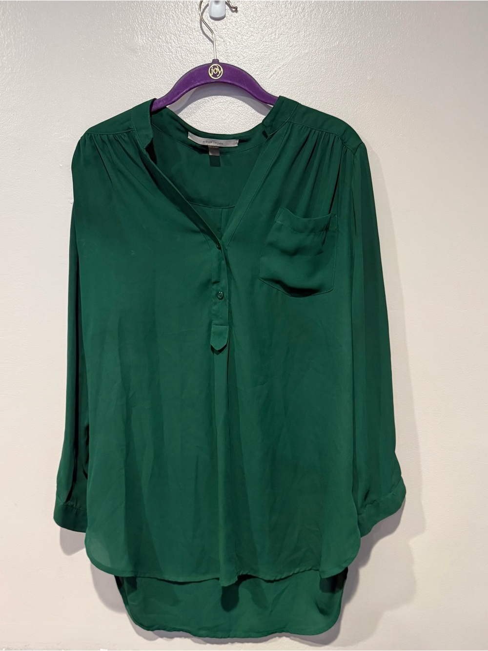 Hawthorne Colibri Emerald Green  Women’s Blouse